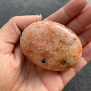 Sunstone Crystal Palm Stone